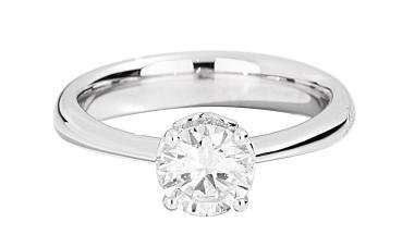 RECARLORecarlo R01SO001/061 Women's Solitaire Diamond Ring - 18K White Gold, 0.61ctJEWELRYEcecile