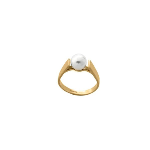 MAJORICAMajorica 00199.01.1.913.700.1 Women's Ring – Gold - Plated Silver, 7mm Pearl, Size 17BIJOUXEcecile