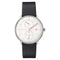 JUNGHANSJunghans Max Bill Regulator Bauhaus 027/4493.02 Men's Watch - 40mm White Dial, Black Leather StrapWATCHESEcecile