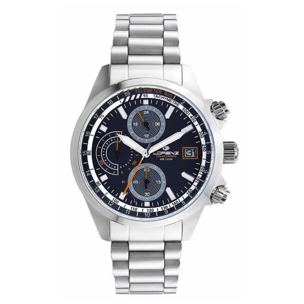 LORENZLorenz Mod. Crono Solar Pilot Orange + Nato Extra StrapWATCHESEcecile