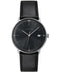 JUNGHANSJunghans Max Bill Quartz 041/4465.02 Men's Watch - 38mm Black Dial, Black Leather StrapWATCHESEcecile