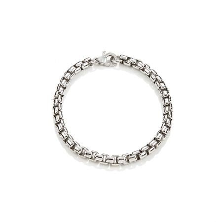 GIOVANNI RASPINIGiovanni Raspini 09323 Venetian Bracelet – Sterling Silver, 21cm, HandmadeBIJOUXEcecile