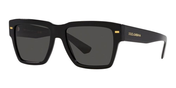 DOLCE & GABBANADolce & Gabbana DG4431 501/87 Unisex Sunglasses - Black Frame, Dark Gray LensesEYEWEAREcecile