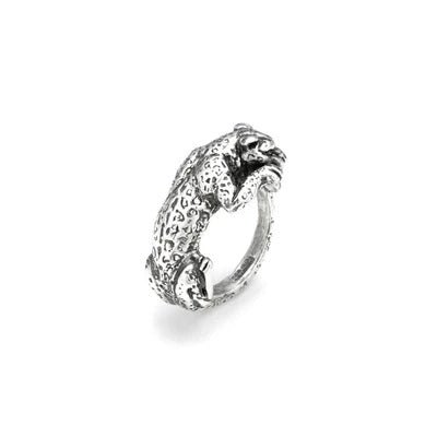 GIOVANNI RASPINIGiovanni Raspini 12274 Leopard Ring – Sterling Silver, Size 12, HandmadeBIJOUXEcecile