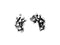 GIOVANNI RASPINIGiovanni Raspini 12316 Selene Earrings - Sterling Silver, 2cm, HandmadeBIJOUXEcecile