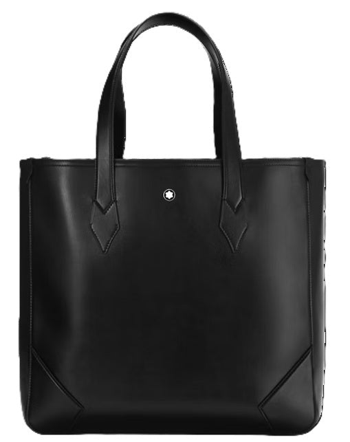 MONTBLANCMontblanc Meisterstück Selection Soft Tote Bag - Black Calfskin Leather, Dual Zippered CompartmentsLEATHER GOODSEcecile