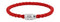 MONTBLANCMontblanc 130903 Red Leather Bracelet with Stainless Steel Triple - Ring ClaspLEATHER GOODSEcecile