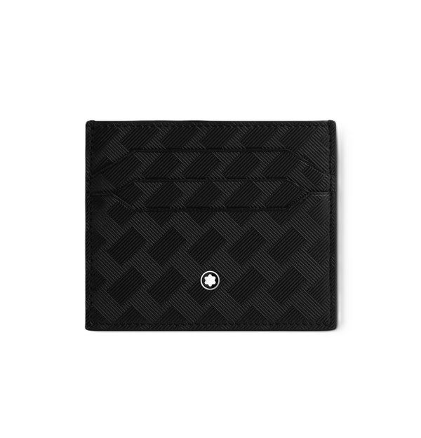 MONTBLANCMontblanc Extreme 3.0 131768 Men's Card Holder - Black Embossed Leather, 6 Card SlotsLEATHER GOODSEcecile