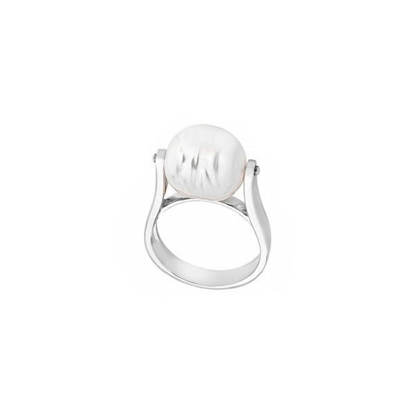 MAJORICAMajorica 14434.01.2.915.010.1 Women's Ring – Rhodium - Plated Silver, Simulated PearlBIJOUXEcecile