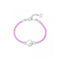 MAJORICAMajorica 15349.01.2.000.010.1 Women's Bracelet – Pink Cord, Simulated Pearl, Sterling Silver AccentsBIJOUXEcecile