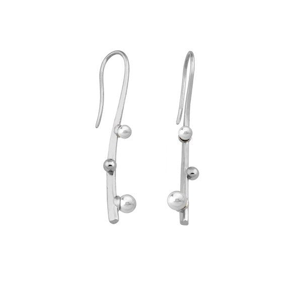 MAJORICAMajorica 15474.01.2.000.010.1 Women's Earrings – Rhodium - Plated Silver, 8mm White PearlsBIJOUXEcecile