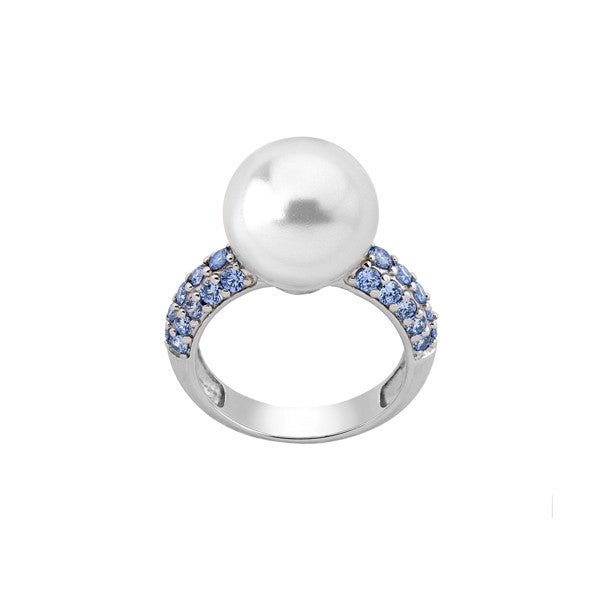 MAJORICAMajorica 15598.01.2.917.010.1 Women's Ring – Rhodium - Plated Silver, Simulated PearlBIJOUXEcecile