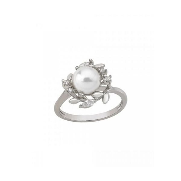 MAJORICAMajorica 16040.01.2.913.010.1 Women's Ring – 925 Silver, Simulated Pearl, Cubic ZirconiaBIJOUXEcecile