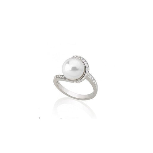 MAJORICAMajorica 16044.01.2.915.010.1 Ring – 925 Silver, White Pearl, Rhodium FinishBIJOUXEcecile