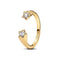 PANDORAPandora 163582C01 - 56 Shooting Stars Open Ring - 14k Gold - Plated, Size 56BIJOUXEcecile