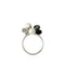MAJORICAMajorica 16696.01.2.917.010.1 Women’s Ring – Rhodium - Plated Silver, Simulated Pearl, Cubic ZirconiaBIJOUXEcecile