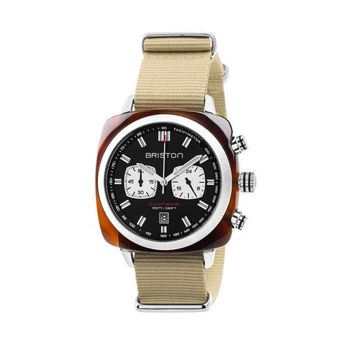 BRISTONBriston Clubmaster Sport Chronograph 42mm Black Dial Watch 17142 - SA - TS - 1 - NKWATCHESEcecile
