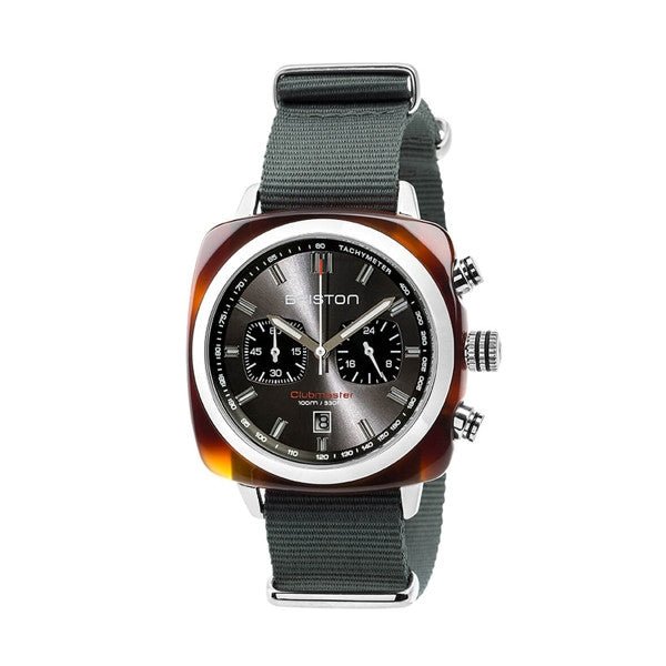 BRISTONBriston Clubmaster Sport Chronograph 42mm Black Dial Watch 17142 - SA - TS - 11 - NGWATCHESEcecile