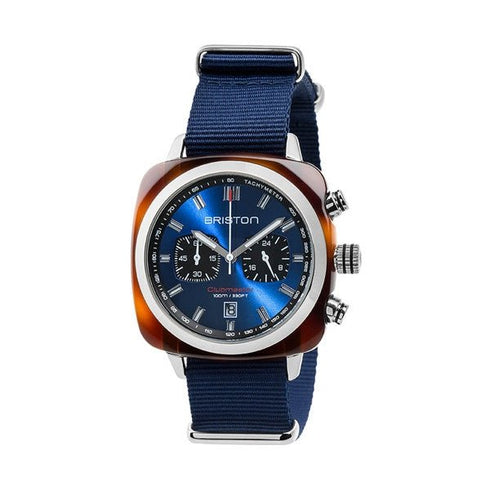 BRISTONBriston Clubmaster Sport Chronograph 42mm Blue Dial Watch 17142 - SA - TS - 9 - NNBWATCHESEcecile