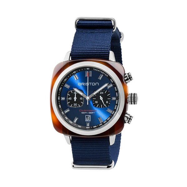 BRISTONBriston Clubmaster Sport Chronograph 42mm Blue Dial Watch 17142 - SA - TS - 9 - NNBWATCHESEcecile