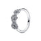 PANDORAPandora 190786C01 - 54 Triple Pansy Flower Ring - Sterling Silver, Size 54BIJOUXEcecile