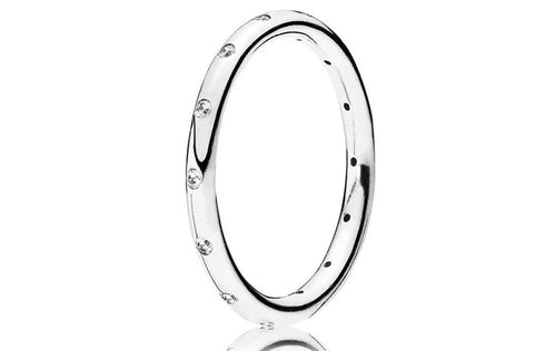 PANDORAPandora 190945CZ - 60 Simple Sparkling Band Ring - Sterling Silver, Size 60BIJOUXEcecile