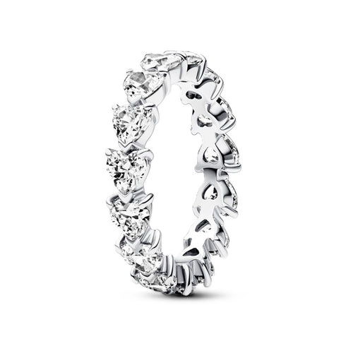 PANDORAPandora 193103C01 - 52 Row of Hearts Eternity Ring - Size 52BIJOUXEcecile