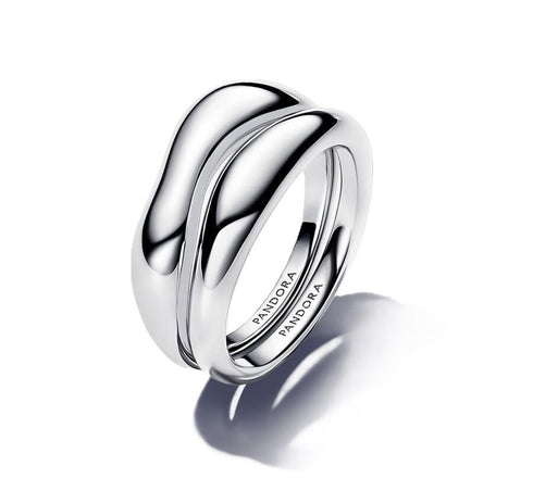 PANDORAPandora 193264C00 - 54 Organically Shaped Stacking Rings - Size 54BIJOUXEcecile