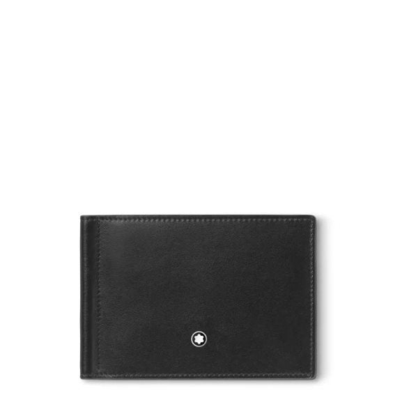 MONTBLANCMontblanc Meisterstück Black Leather 6cc Wallet with Money Clip 198313LEATHER GOODSEcecile