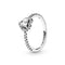 PANDORAPandora 198421C01 - 52 Elevated Heart Ring - Size 52BIJOUXEcecile