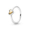 PANDORAPandora 199396C00 - 52 Domed Golden Heart Ring - Sterling Silver & 14k Gold, Size 52BIJOUXEcecile