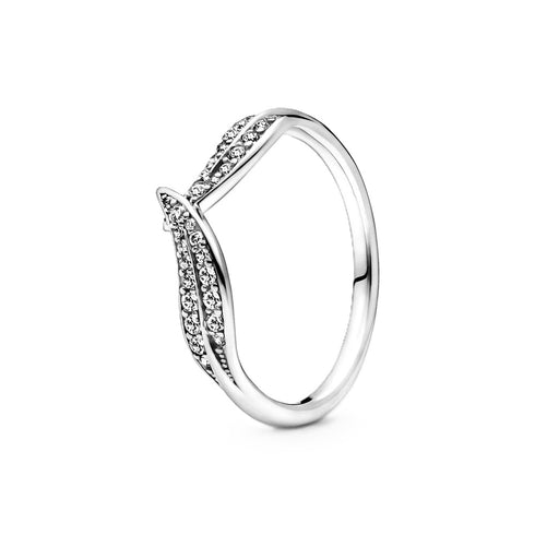 PANDORAPandora 199533C01 - 50 Sparkling Leaves Ring - Sterling Silver, Size 50BIJOUXEcecile