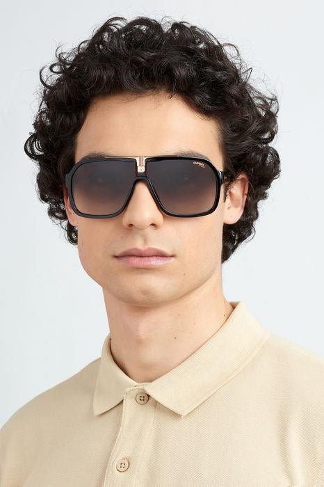 CARRERACarrera 1014/S 807/HA 64 Men's Sunglasses - Black Frame, Brown Gradient LensesEYEWEAREcecile