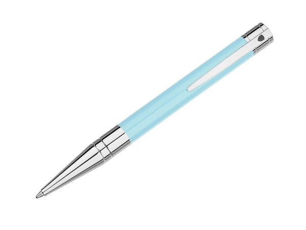 DUPONTS.T. Dupont D - Initial Ballpoint Pen Model 265279 - Blue Lacquer and Chrome FinishPENEcecile