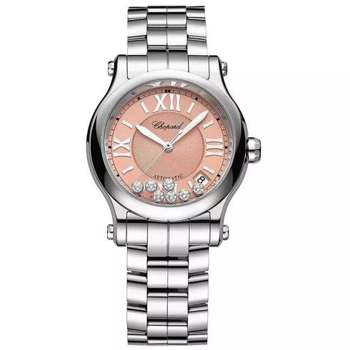 CHOPARDChopard Happy Sport 36mm Automatic Women's Watch, Rose Gold Dial, Floating DiamondsWATCHESEcecile