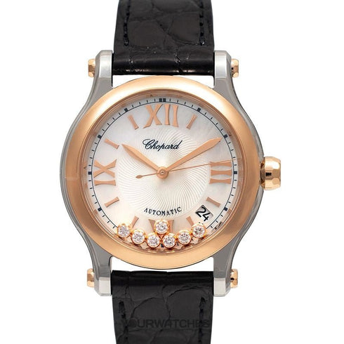 CHOPARDChopard Happy Sport 36mm Automatic Women's Watch, MOP Dial, Rose Gold BezelWATCHESEcecile