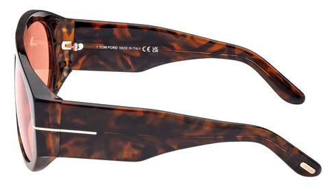TOM FORDTom Ford Bronson FT1044/S Sunglasses – Havana Peach AviatorEYEWEAREcecile