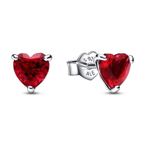 PANDORAPandora 292549C01 Red Heart Stud EarringsBIJOUXEcecile