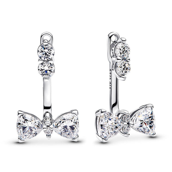 PANDORAPandora 293543C01 Sparkling Bow Drop Earrings - Sterling SilverBIJOUXEcecile