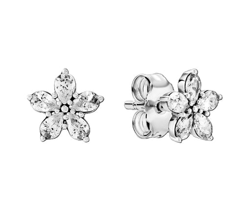 PANDORAPandora Sparkling Snowflake Stud Earrings 299239C01 - Sterling Silver, Cubic ZirconiaBIJOUXEcecile