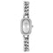TOUSTOUS Oval Time Women's Analog Watch 3000140300 - Stainless Steel Chain Bracelet, Silver DialWATCHESEcecile