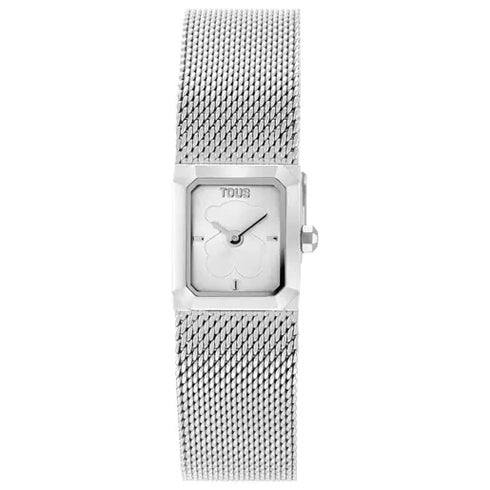 TOUSTOUS Mini Mesh Analog Watch 3000142000 - Stainless Steel Milanese Bracelet, Octagonal DialWATCHESEcecile