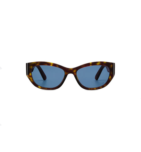 DIORDior 30 Montaigne B5U Cat - Eye Butterfly Sunglasses – Grey Lenses, Brown Acetate Frame with Gold CD HingeEYEWEAREcecile