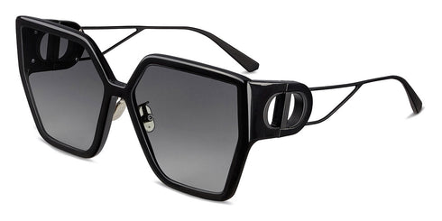 DIORDior 30 Montaigne BU CD40034U Butterfly Sunglasses – 61 mm Black Frame, Smoke Gradient Lenses, UV400EYEWEAREcecile