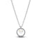 PANDORAPandora Treated Freshwater Cultured Pearl & Pavé Collier Necklace 393165C01 - 45 - Sterling Silver, Cubic Zirconia, 45cmBIJOUXEcecile