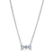 PANDORAPandora Sparkling Bow Necklace 393509C01 - 45 - Sterling Silver, Cubic Zirconia, 45cmBIJOUXEcecile