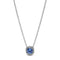 PANDORAPandora 393560C01 - 45 Sparkling Square Blue Halo Pendant NecklaceBIJOUXEcecile