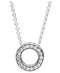 PANDORAPandora 397436CZ - 45 Logo Pavé Circle Collier Necklace - Sterling Silver with Clear Cubic Zirconia, 45 cmBIJOUXEcecile