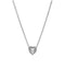 PANDORAPandora Timeless Elevated Heart Necklace 398425C01 - 45 – Sterling Silver, Cubic Zirconia, Adjustable 45cmBIJOUXEcecile