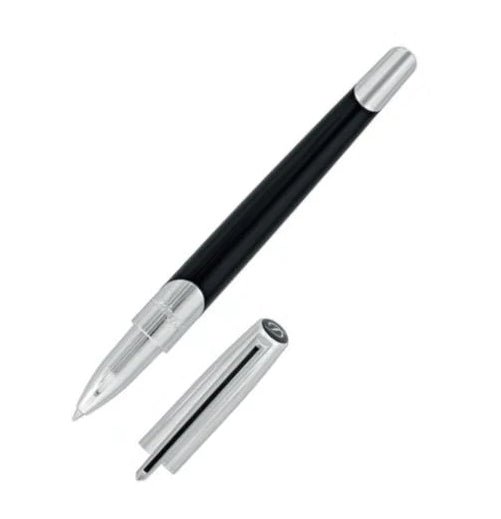 DUPONTS.T. Dupont Défi Millenium Rollerball Pen Model 402706 - Silver and BlackPENEcecile